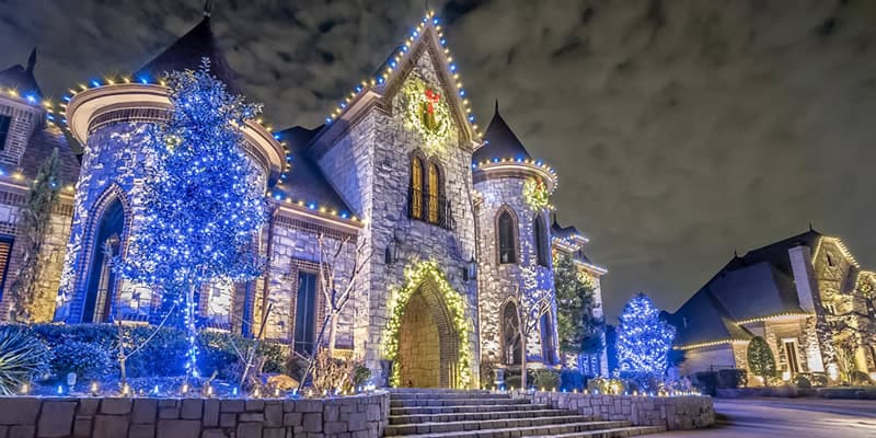 Christmas Lights in Fort Worth Texas