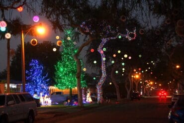 Christmas Lights in Fullerton California