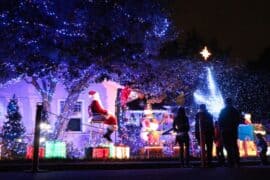 Christmas Lights in Inglewood California