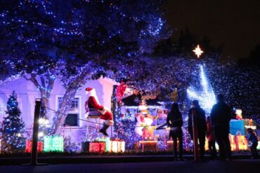 Christmas Lights in Inglewood California