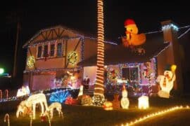 Christmas Lights in Lancaster California