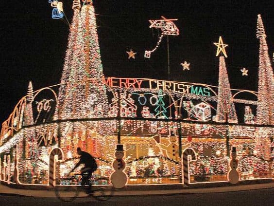 Christmas Lights in Manteca California