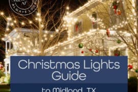 Christmas Lights in Midland Texas