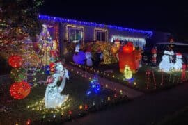 Christmas Lights in Napa California