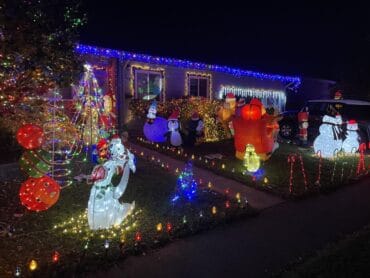 Christmas Lights in Napa California