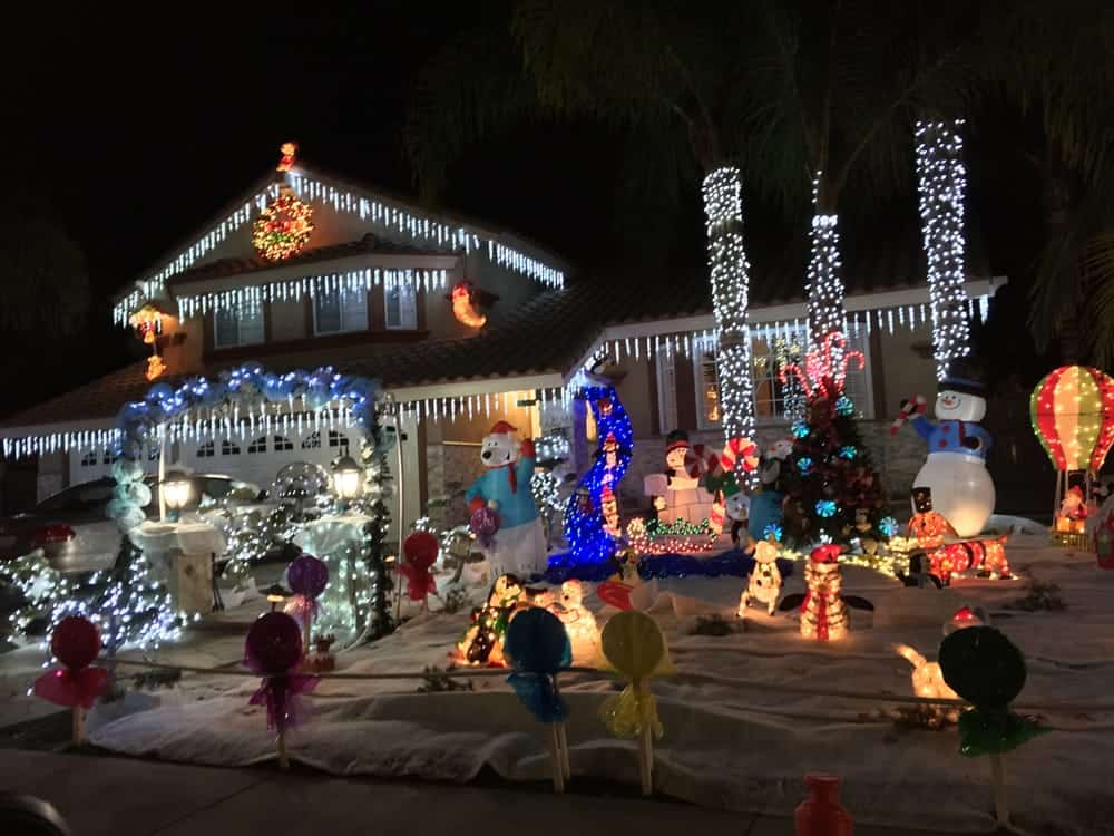 Christmas Lights in Orange California