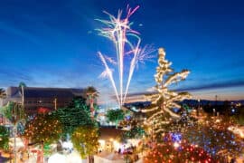 Christmas Lights in Queen Creek Town Arizona