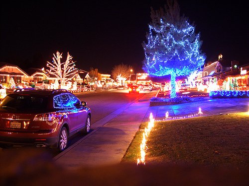 Christmas Lights in Rancho Cucamonga California