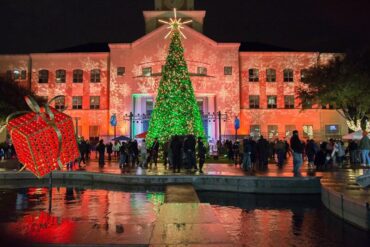 Christmas Lights in Sugar Land City Texas