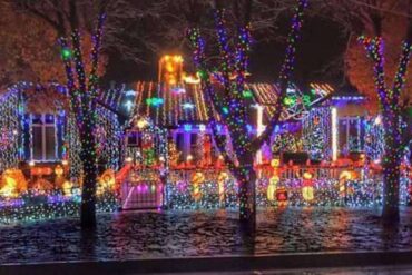 Christmas Lights in Topeka Kansas