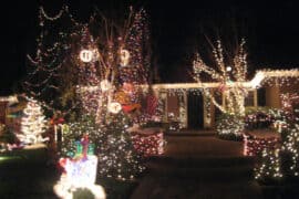 Christmas Lights in Tustin California