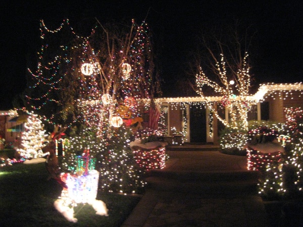 Christmas Lights in Tustin California