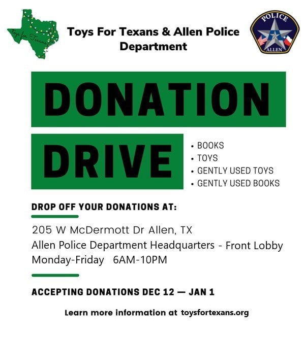 Donate Toys in Allen Texas