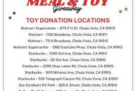 Donate Toys in Chula Vista California