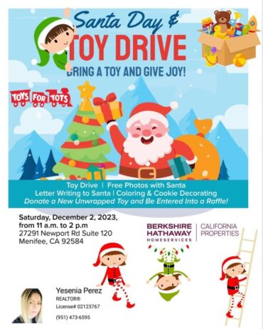 Donate Toys in Menifee California