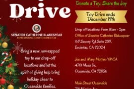 Donate Toys in Oceanside California