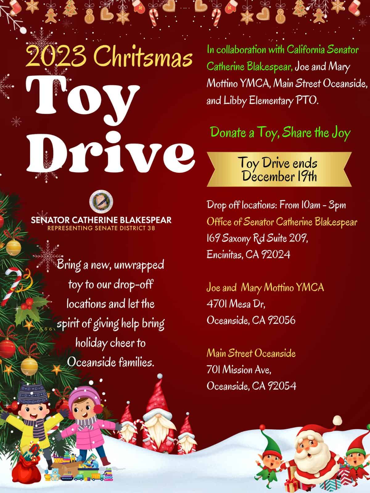 Donate Toys in Oceanside California