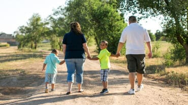 Family Walks With Kids in Amarillo Texas