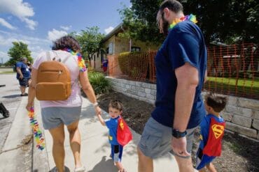 Family Walks With Kids in Leander Texas