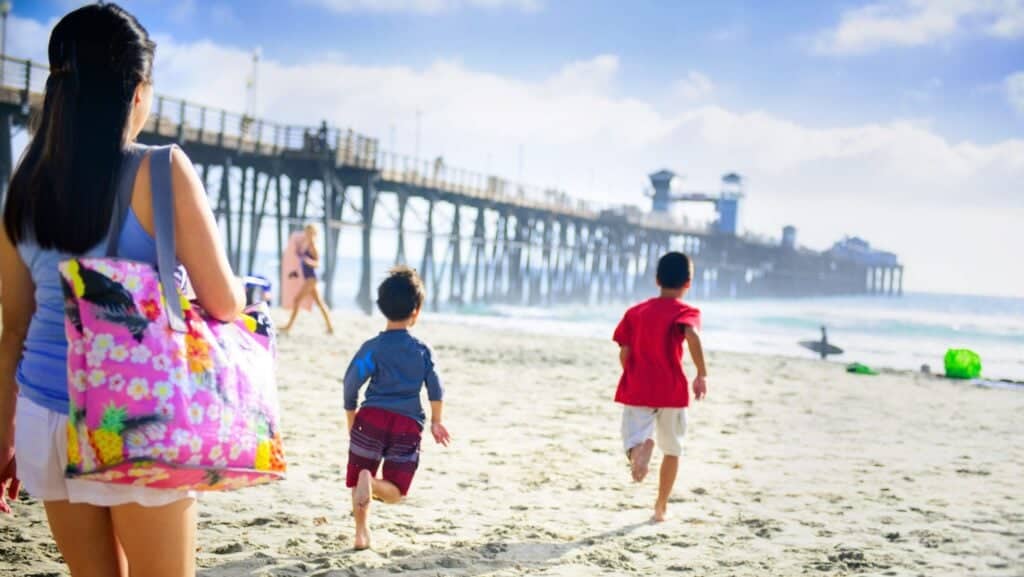 Family Walks With Kids in Oceanside California