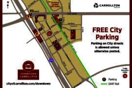 Free Parking in Carrollton Texas