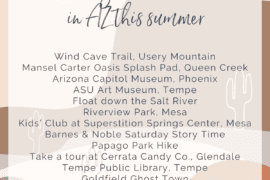 Free Things to do with Kids in Queen Creek Town Arizona