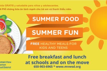 Free eating place for kids in Mountain View California