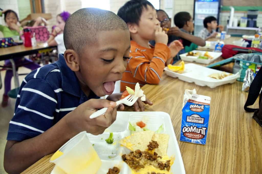 Free eating place for kids in San Bernardino California