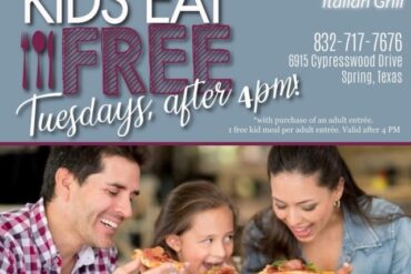 Free eating place for kids in Spring Texas