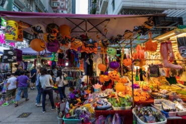 Halloween in Wan Chai Hong Kong Island