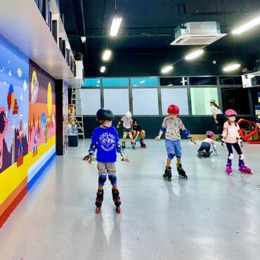 Ice Skating in Ang Mo Kio