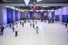 Ice Skating in Flower Mound town, Texas