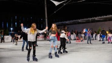 Ice Skating in Gilbert Town Arizona