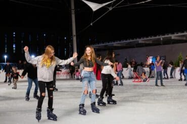 Ice Skating in Gilbert Town Arizona