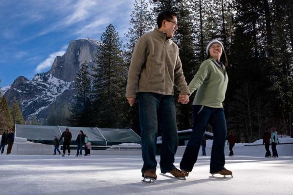 Ice Skating in Madera California