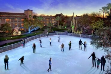 Ice Skating in Queen Creek Town Arizona