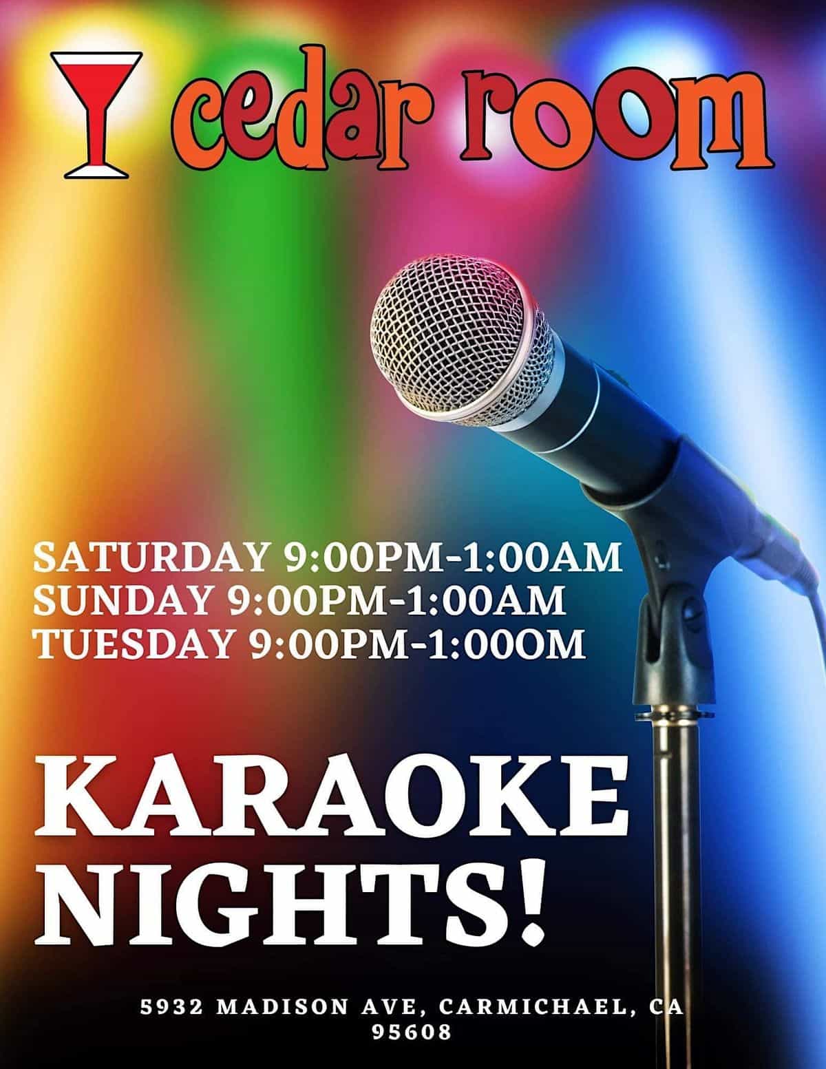 Karaoke in Carmichael California