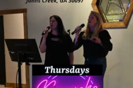 Karaoke in Johns Creek Georgia