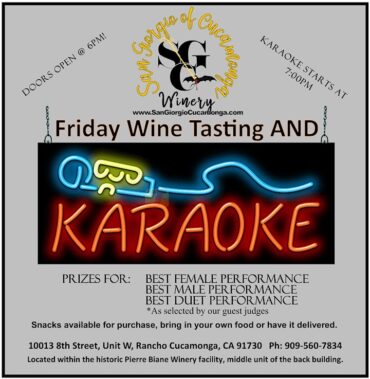 Karaoke in Rancho Cucamonga California