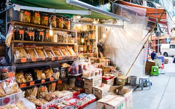 Markets in Central and Western Hong Kong Island