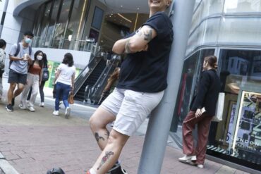 Roller Skating in Wan Chai Hong Kong Island