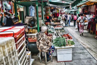 Sunday Markets in Wan Chai Hong Kong Island