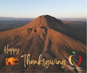 Thanksgiving in Apple Valley California