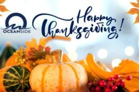 Thanksgiving in Oceanside California