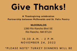 Thanksgiving in Rio Rancho New Mexico