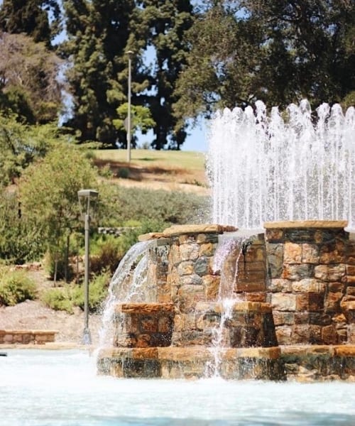 Waterfalls in Fullerton California