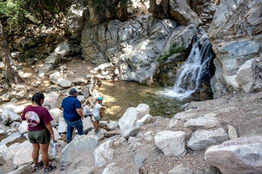 Waterfalls in Jurupa Valley California