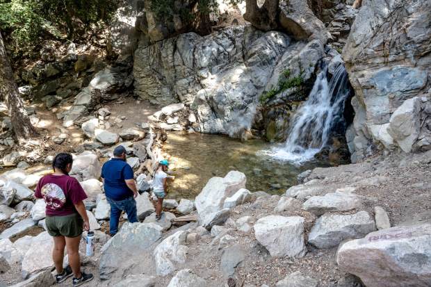 Waterfalls in Moreno Valley California