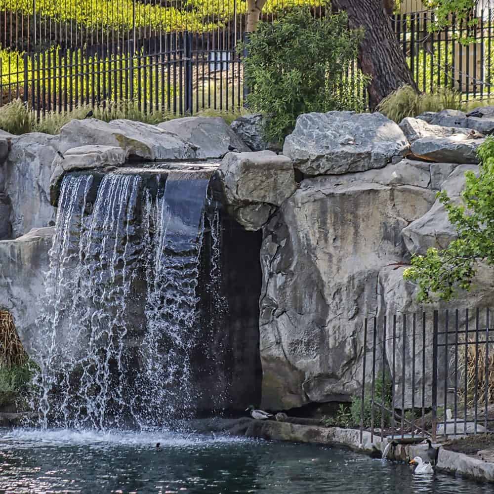 Waterfalls in Pomona California