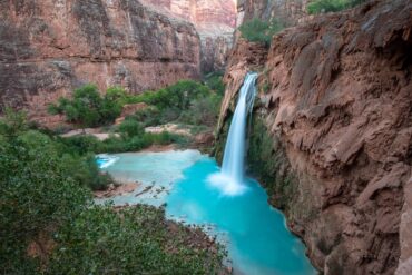 Waterfalls in Queen Creek Town Arizona